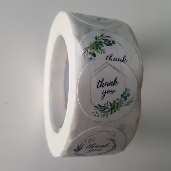 2/20$ 500 Thank You Stickers 1" inch - Picture 4 of 4